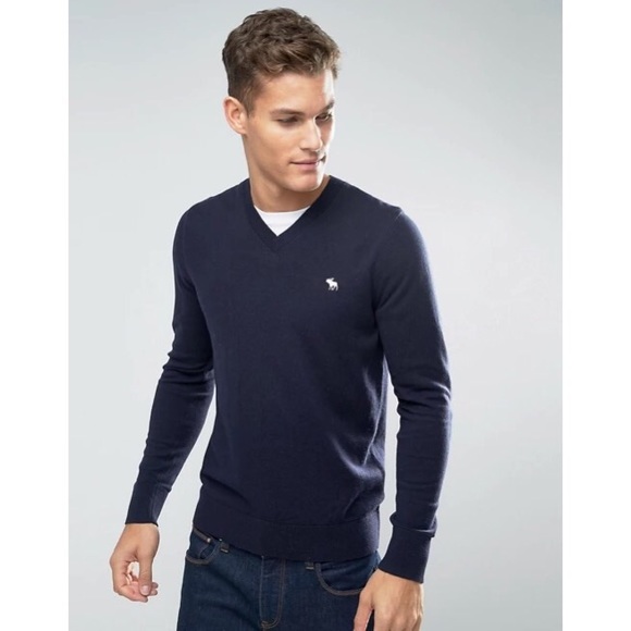 Abercrombie & Fitch Other - ABERCROMBIE & FITCH V Neck Sweater in Navy